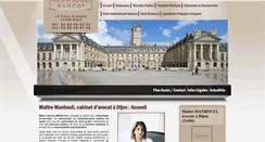 Desktop Screenshot of manhouli-avocat.com