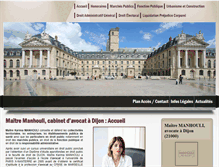 Tablet Screenshot of manhouli-avocat.com